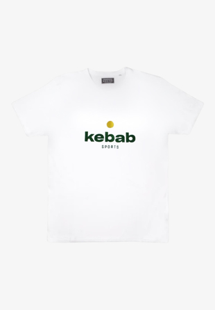 Scharwarma Design - T-shirt Kebab Sport Hvid